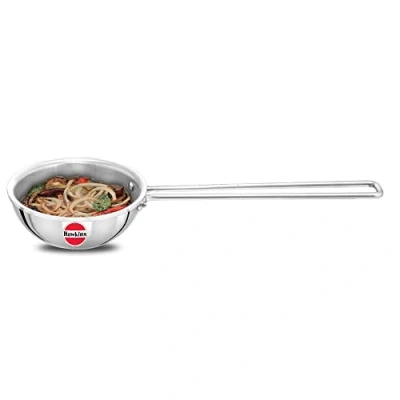 Image of Hawkins 1.5 Cup Tadka Pan, 360 ml Triply Stainless Steel Induction Silver (STP15)