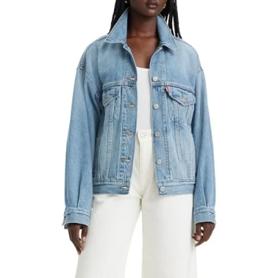 Image of Levi&#039;s Women&#039;s 90s Trucker Jacket, Soft As Butter Mid, XS