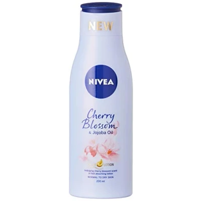 Image of Nivea Oil Body Lotion Cherry Blossom and Jojoba Oil, 200 g, 88428