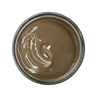 Image of Famaco 50ml Khaki Bamboo Leather Deluxe Cream Polish for Boot and Shoe with Application Sponge Long Lasting Shine Protector Kit Boots Shoes