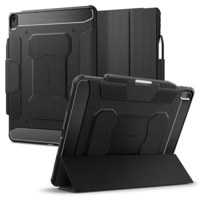 Image of Spigen Rugged Armor Pro Case Compatible with iPad Air 13 inch M2 (2024) Black