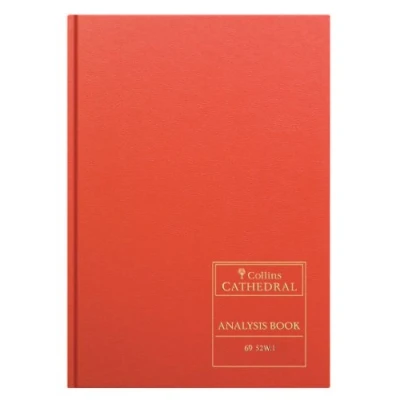 Image of Collins 69/52W.1 69 Series Cathedral Analysis Book 1 Quire, 96 Pages, 52 Columns