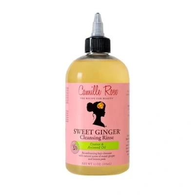 Image of Camille Rose Sweet Ginger Hair Cleansing Rinse Shampoo for All Types, Castor and Aniseed Oil, 355 ml (Pack of 1)