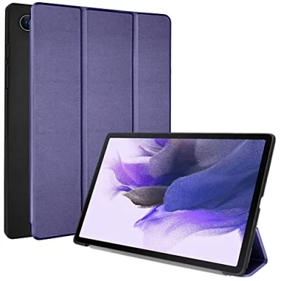 Image of TECHGEAR Smart Case for Samsung Galaxy Tab A8 10.5&quot; 2022 Release (SM X200 / SM X205) PU Leather Slim Tri fold Stand Cover with Corner Protection [Auto Wake/Sleep] Blue