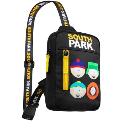 Image of South Park Sling Bag for Men, Crossbody with Adjustable Strap Shoulder Side Chest Travel Holiday Sports
