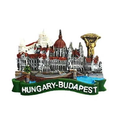 Image of 3D Budapest Hungary Fridge Magnet sticker,Budapest souvenir refrigerator Home &amp; Kitchen Decoration