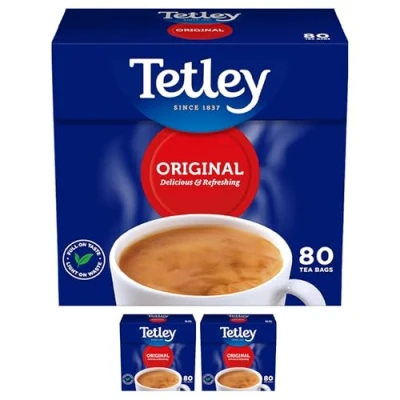 Image of Tetley Original Rich Fresh Natural Drink Classic Black Tea Bags Pack of 3 x 240