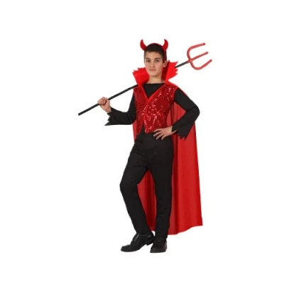 Image of Atosa 10579 Costume Demon Red Hell, boy, 10 12 Years