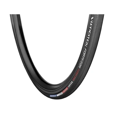 Image of VREDESTEIN Fortezza Tubeless Ready Adult Road Bike Tyre, Black, 70028C