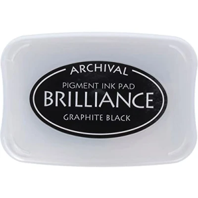 Image of Tsukineko Brilliance Ink Pad, Graphite Black,BIP82
