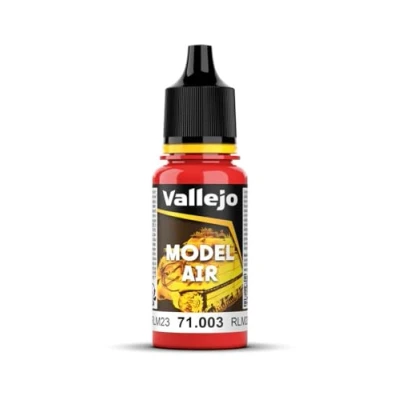Image of Vallejo Model Air 17 ml Acrylic Paint Red (RLM23)
