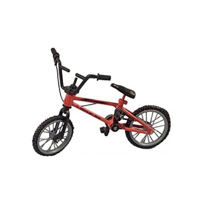 Image of Melody Jane Dolls House Red Mountian Bike Bicycle Miniature Garden Accessory 1:12 Scale