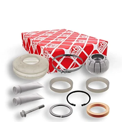 Image of febi bilstein 35089 V Stay Repair Kit with spacer ring and circlip, pack of one