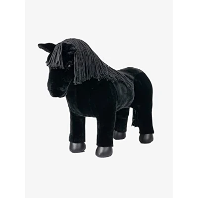 Image of LeMieux Toy Pony Skye for Kids Black Soft Coat Flexible Suitable Ages 3 Years +