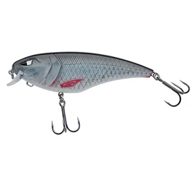 Image of Berkley Zilla Flanker, Fishing Hook, Hard Lures, Floating Shallow Running Wobbler with Fusion 19 Treble Hooks Lead Free PredatorFishing, Pike, Unisex, Roach, 79g 155mm