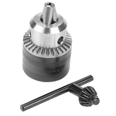 Image of Hilitand Drill Chuck with Mini Key, Stainless Steel, 3 16mm, B16/B18/1/2 20UNF, for Lathes and Presses