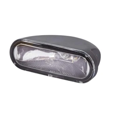 Image of HELLA 1NA 008 284 001 Halogen/FF Front Fog Light FF 75 12V rectangular Bolted clear diffusing Lens Colour: Crystal right/left