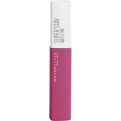 Image of Maybelline New York Lipstick, Super Stay Matte Ink Pinks, Liquid, and Long Lasting, No. 150 Pathfinder, 5 ml