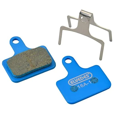 Image of Elvedes 1 Pair Organic Set of Adults&#039; Brake Pads for Shimano Ultegra Br Rs805, Rs505 MTB/E Bike/Road Blue
