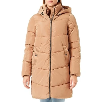 Image of Vero Moda Women&#039;s Vmhalsey Coat Boos , Tigers Eye,S