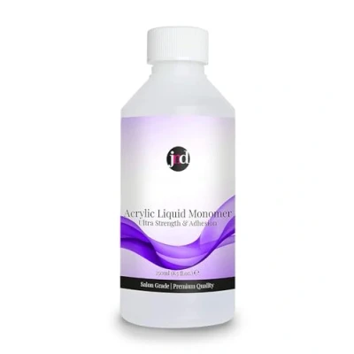 Image of JND Acrylic Liquid Monomer Professional Salon Quality Nails Extensions Nail Art (250 ml, Clear)