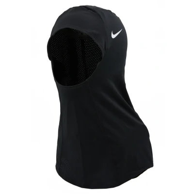 Image of Nike Performance PRO Hijab Headscarf, Women&#039;s, Size: M/L, Black/white