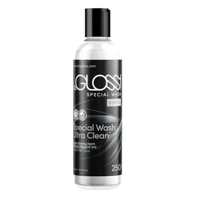 Image of beGLOSS Special Wash Laundry Detergent, 250 ml, Unscented, Gentle Cleaning Agent for Vinyl, Plastic &amp; PVC Clothing