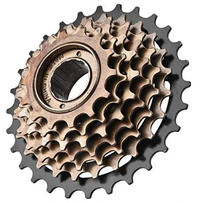 Image of Boaby 7 Speed Freewheel,14T/16T/18T/20T/22T/24T/28T Bike High Carbon Steel Freewheel Mountain Bicycle Free Wheel, 7Speeds Cassette Sprocket, for MTB Cycling Flywheel Replacement