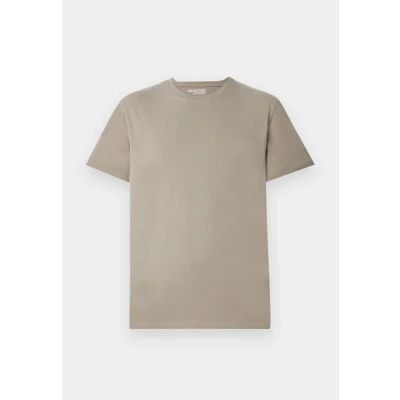 Image of SELECTED HOMME Men&#039;s Slhaspen SS O Neck Tee Noos Top, Vetiver, M