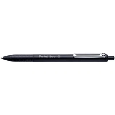 Image of IZEE BALLPOINT RETRACTABLE PEN 1.0MM TIP, BLACK INK, 12 PACK