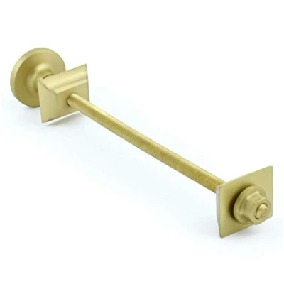 Image of Foundry Brushed Brass Radiator Wall Stay/Wall Tie W TRS LUX BB