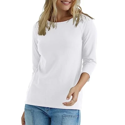 Image of Hanes Women&#039;s O9343 Shirt, White, S UK