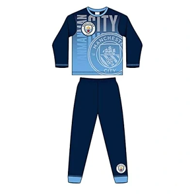 Image of TDP Textiles Manchester City FC Sublimation Print Pyjamas 33895 (7 8 Years)