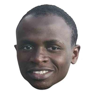 Image of CM228 Sadio Mane Mask Single Cardboard With Tabs &amp; Elastics