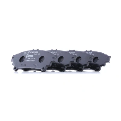 Image of 0446630330, 04466WY040 Brake pad set BREMBO P 83 132 excl. wear warning contact without accessories LEXUS: RC, IS 3, GS IV