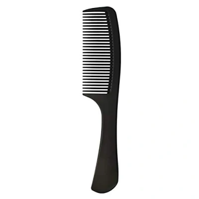 Image of Hair Comb a Professional Black Carbon Fibre Detangling by Tongtletech, Barber Hairdressing Styling Heat Resistant Anti static Handgrip for Long, Wet or Curly