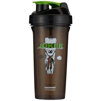 Image of Smartshake Lite The Joker Protein Shakes Bottle 800ml BPA Free Leakproof Gym Smart Shaker Cup for Powder, DC Comics Batman Merchandise Gifts