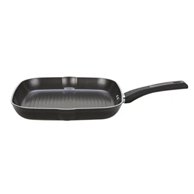 Image of Prestige Duraforge Induction Aluminium Square Grill Pan, Black, 28 cm