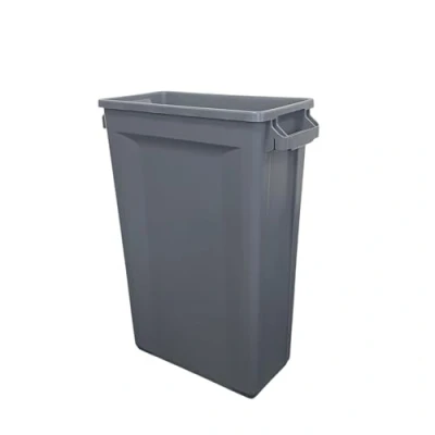 Image of Chabrias Ltd Slim Bin Recycling Container, Space Saving Design, Rectangular for Home Office Kitchen (1, Dark Grey 87 Litre)