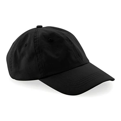 Image of Beechfield B653 Low Profile 6 Panel Dad Cap Black