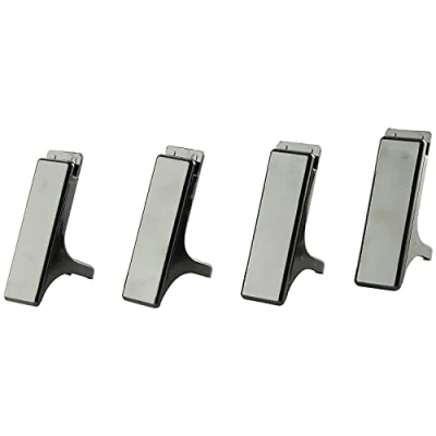 Image of Q Connect Executive Letter Tray Risers Black (Pack of 4)