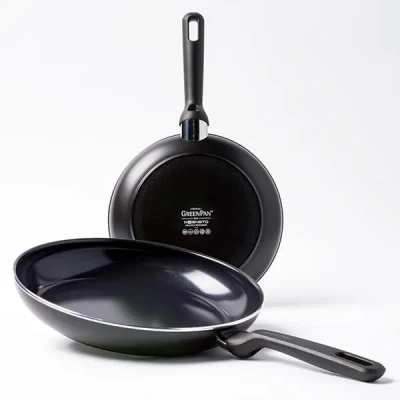 Image of GreenPan Memphis Non Stick 24cm &amp; 28cm Frying Pan Set