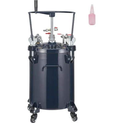 Image of VEVOR Spray Paint Pressure Pot Tank, 30L/8gal Air with Manual Mixing Agitator, Leak Repair Sealant for Industry Home Decor Architecture Construction Automotive Painting, 70PSI Max