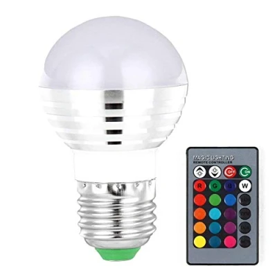 Image of KANKOO Colour Change Light Bulb Hive Bulbs Small Bayonet Coloured Screw Night Led for Home Lighting e27