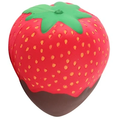 Image of Anboor Squishies Strawberry Chocolate Cream Slow Rising Kawaii Scented Soft Fruit Toys Prime 1Pcs Color Random