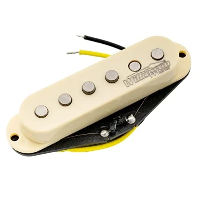 Image of Wilkinson Vintage 60&#039;s Staggered Alnico 5 Single Coil Middle Pickup for Strat Style Electric Guitar, Cream