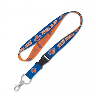 Image of NBA New York Knicks Lanyard with Detachable Buckle, 3/4 by WinCraft