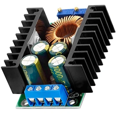 Image of AZDelivery XL4016 Step Down Buck Converter Power Supply Module DC 5 40V to 1.2 35V Adjustable Board 4A 140W XL4016E1 compatible with Arduino Including E Book!