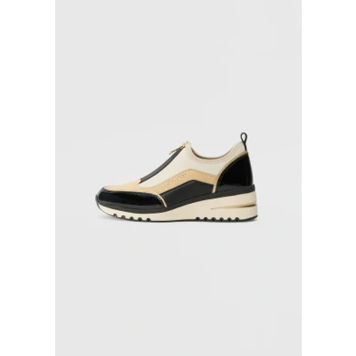 Image of Marco Tozzi Trainers, Women&#039;s, Size: 7, Cream/black shoes