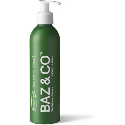 Image of BAZ &amp; CO Mens Moisturising Body Wash Restore and Awaken for Men 250ml with Basil, Grapefruit Spearmint